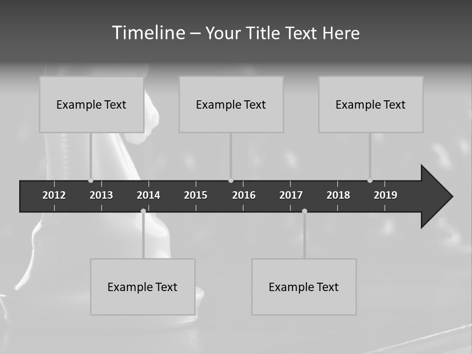 Fight Chess Power PowerPoint Template