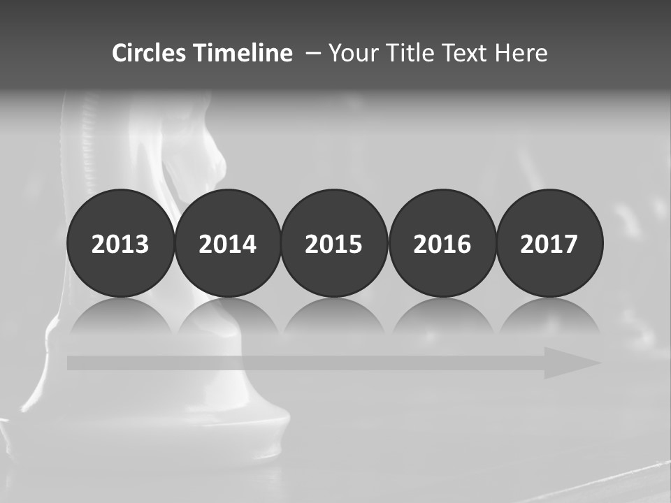 Fight Chess Power PowerPoint Template