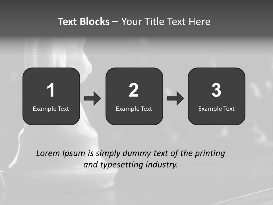 Fight Chess Power PowerPoint Template