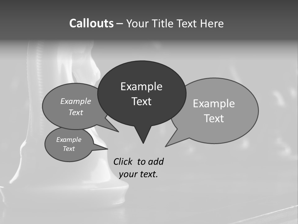 Fight Chess Power PowerPoint Template