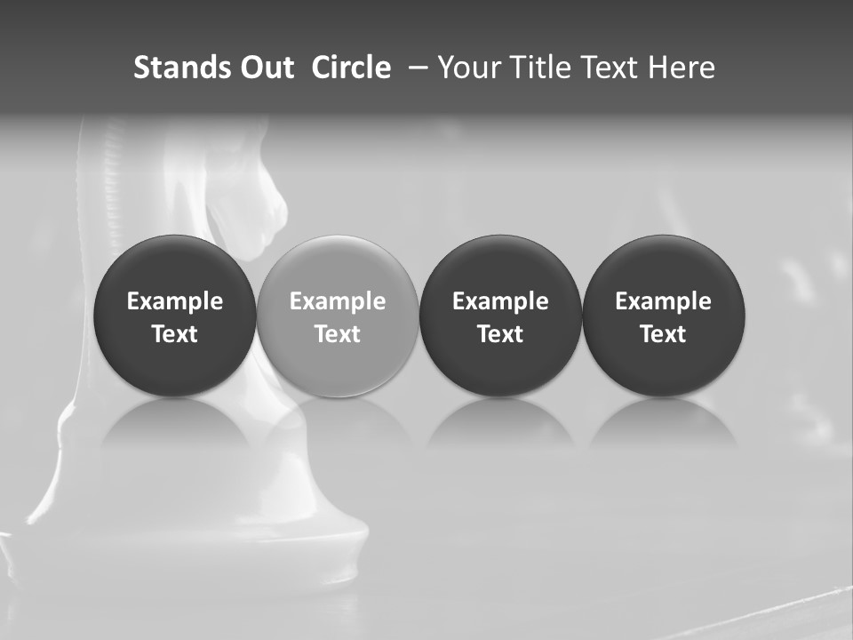 Fight Chess Power PowerPoint Template