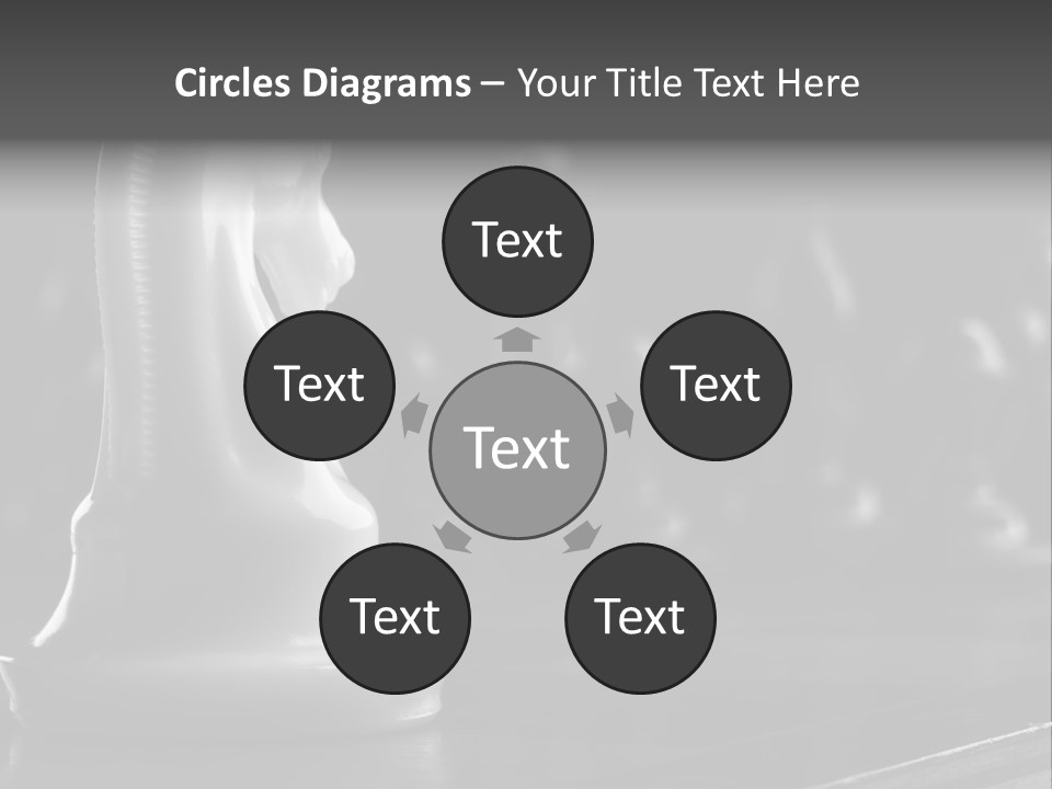Fight Chess Power PowerPoint Template