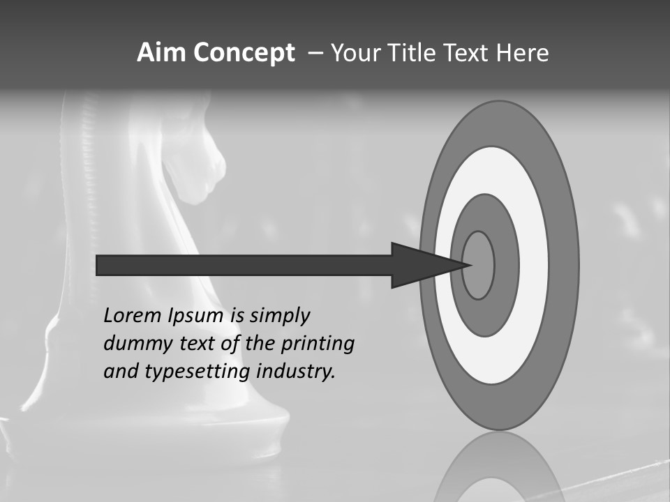 Fight Chess Power PowerPoint Template