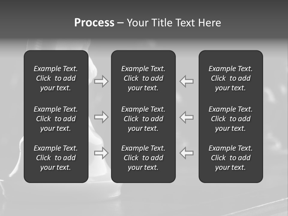 Fight Chess Power PowerPoint Template