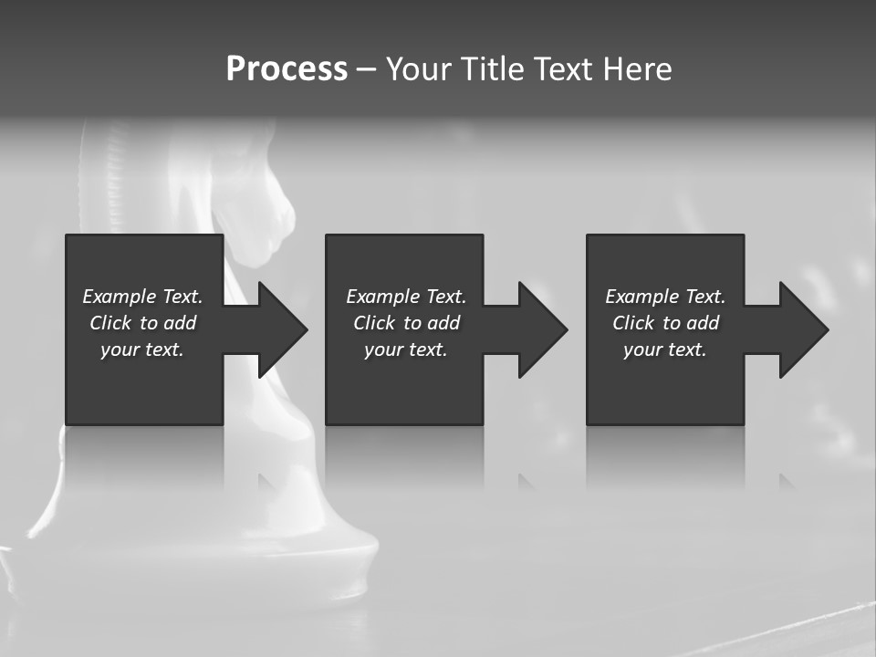 Fight Chess Power PowerPoint Template