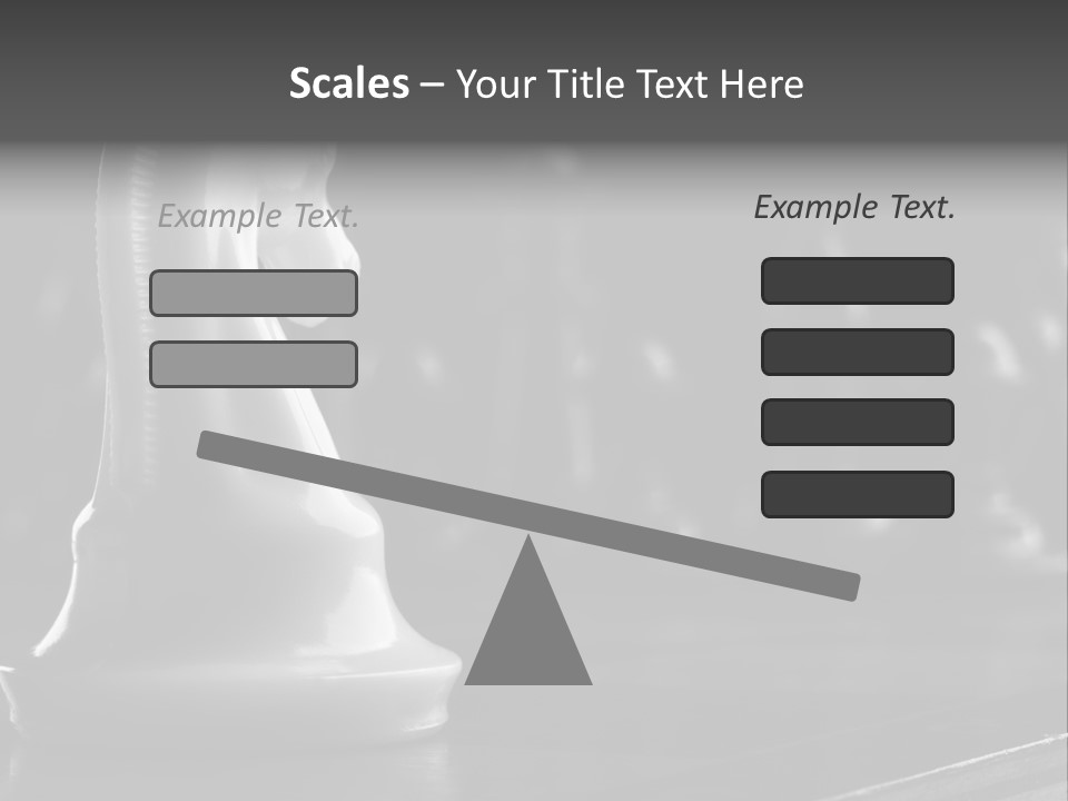 Fight Chess Power PowerPoint Template
