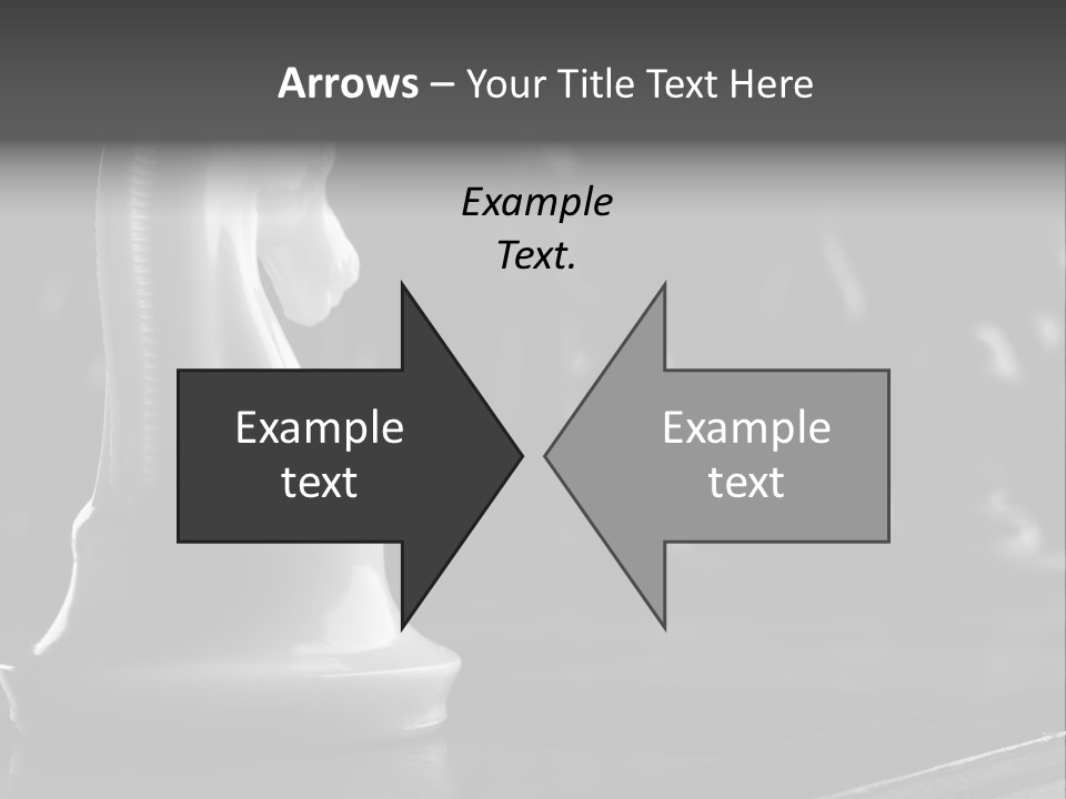 Fight Chess Power PowerPoint Template