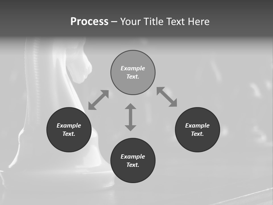 Fight Chess Power PowerPoint Template