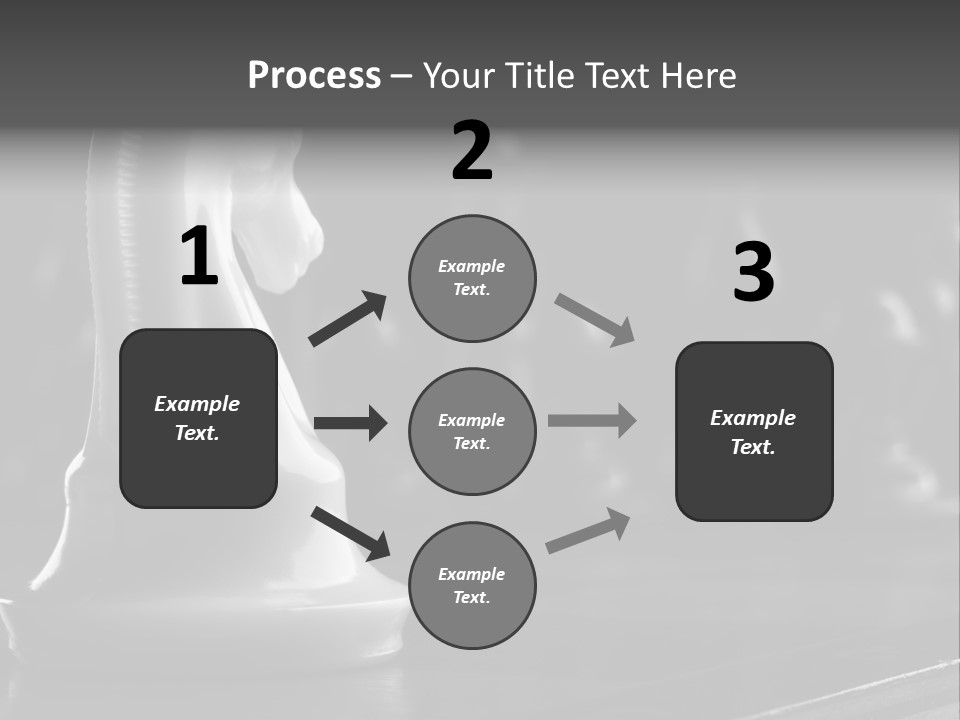 Fight Chess Power PowerPoint Template