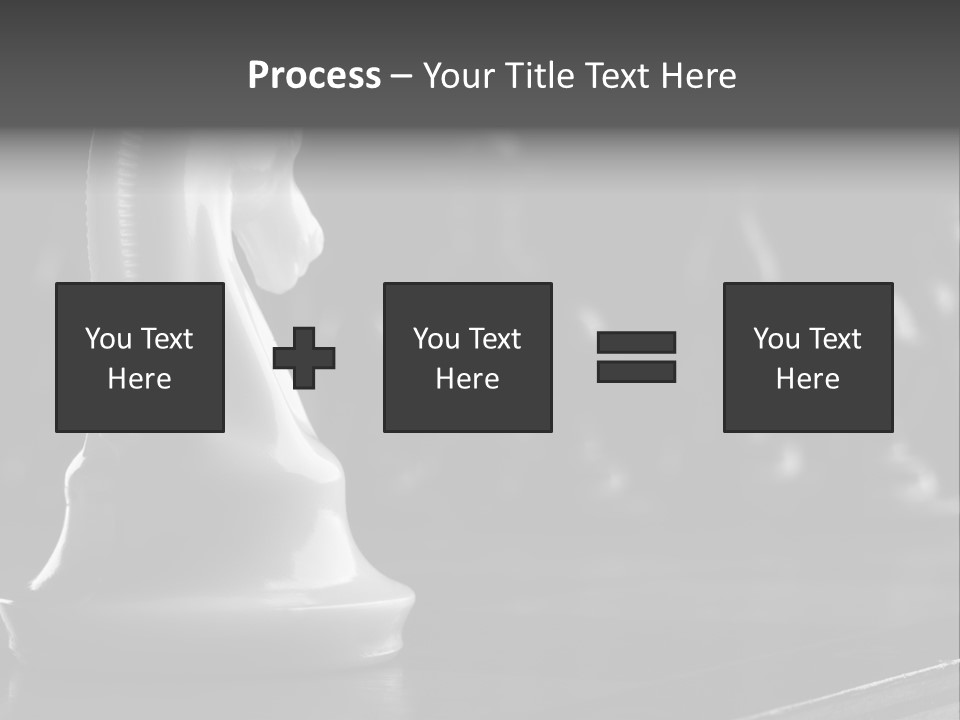 Fight Chess Power PowerPoint Template