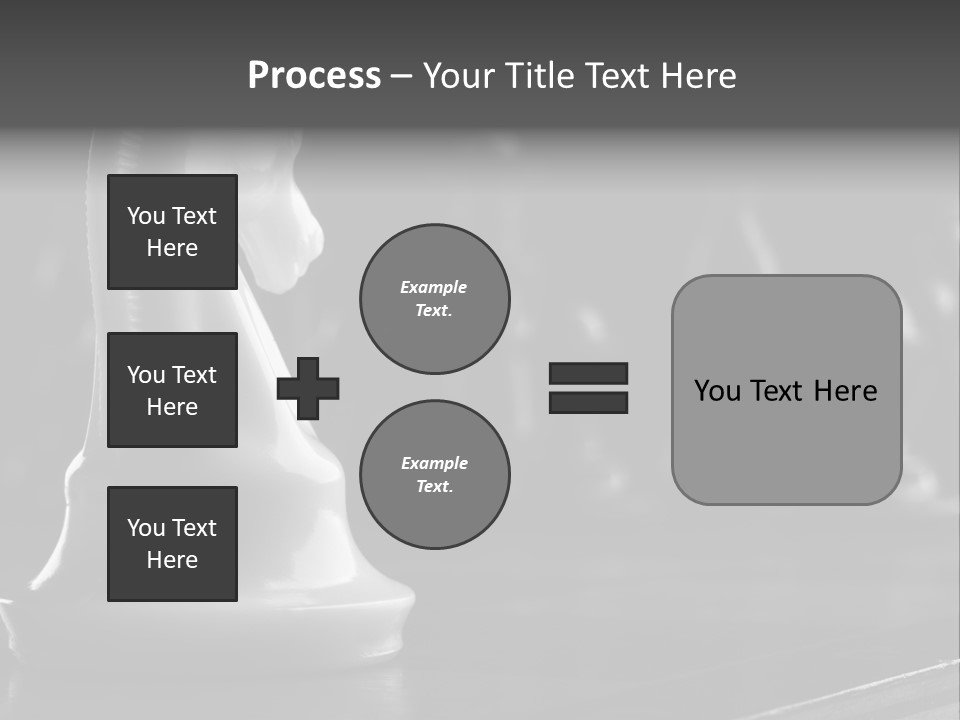 Fight Chess Power PowerPoint Template