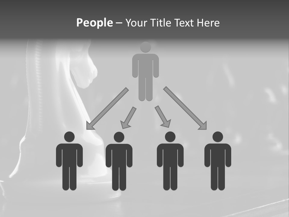 Fight Chess Power PowerPoint Template