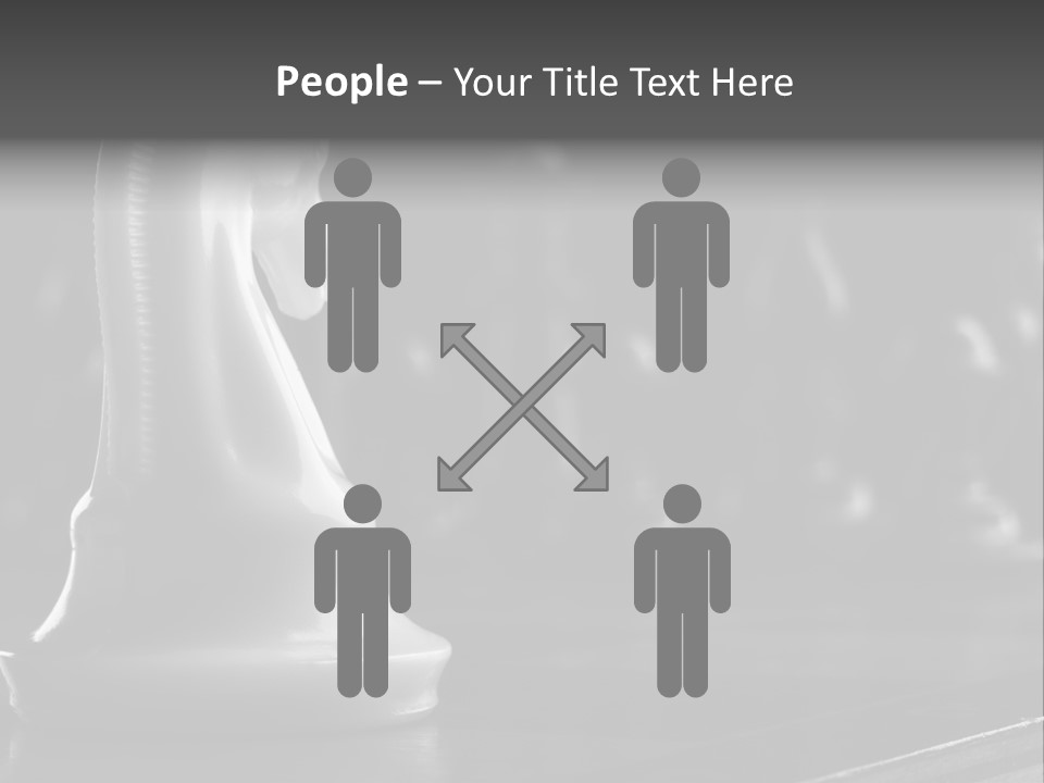 Fight Chess Power PowerPoint Template