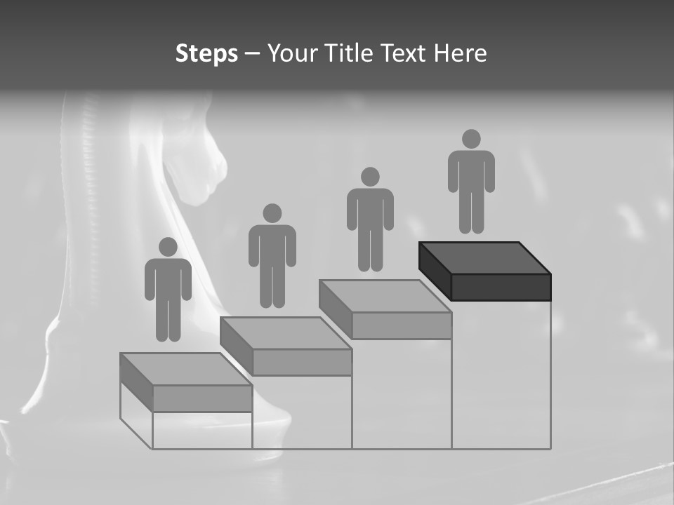 Fight Chess Power PowerPoint Template