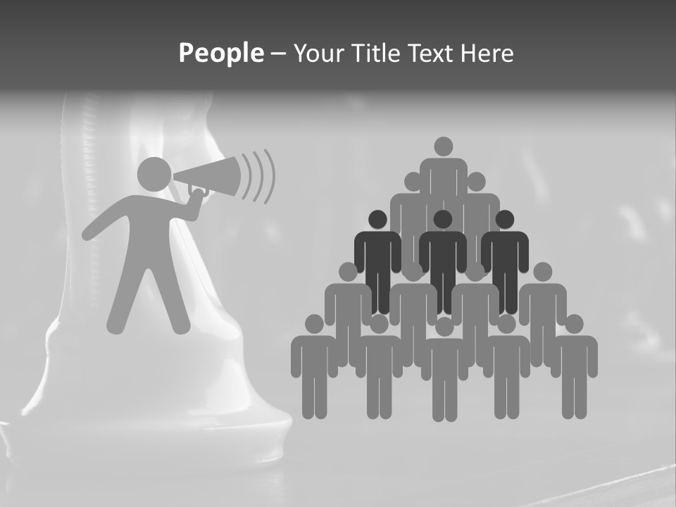 Fight Chess Power PowerPoint Template