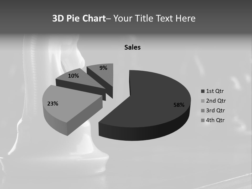 Fight Chess Power PowerPoint Template