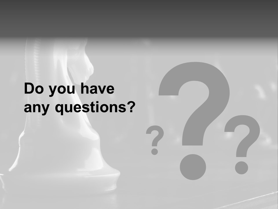 Fight Chess Power PowerPoint Template