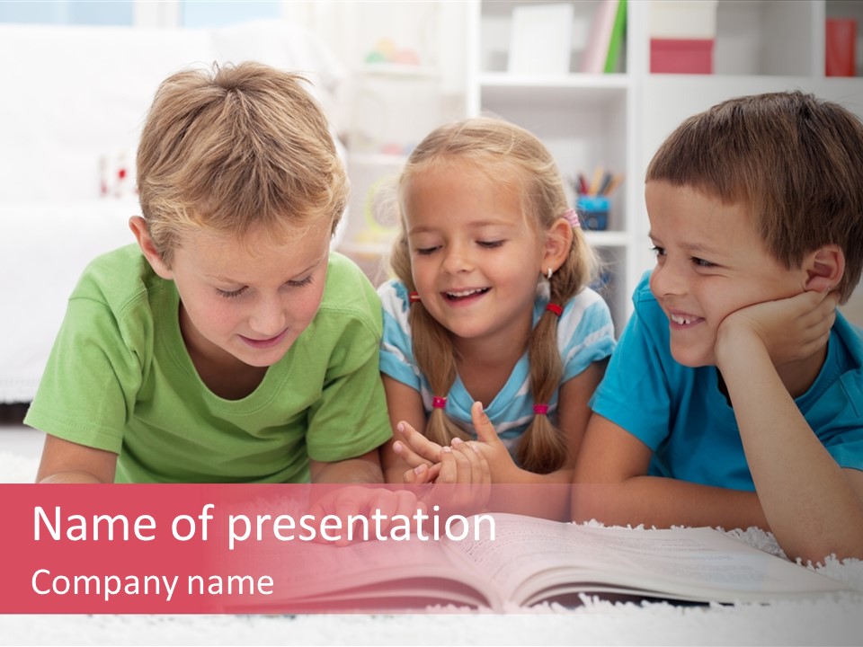 Telling Beautiful Siblings PowerPoint Template