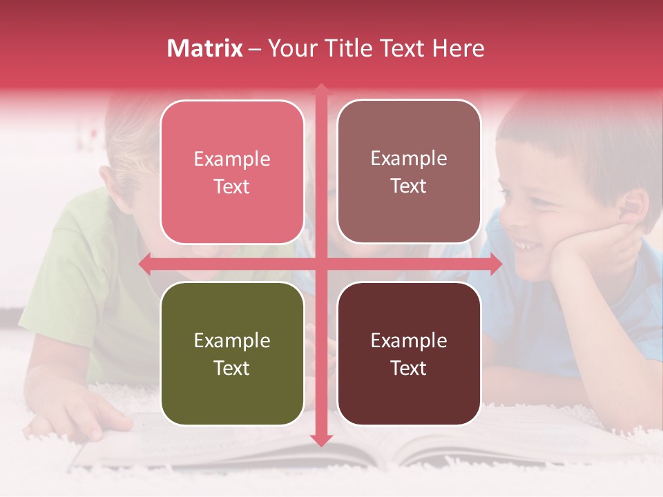 Telling Beautiful Siblings PowerPoint Template