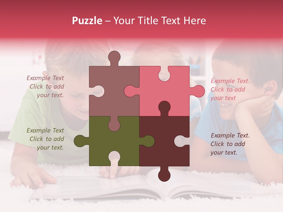 Telling Beautiful Siblings PowerPoint Template