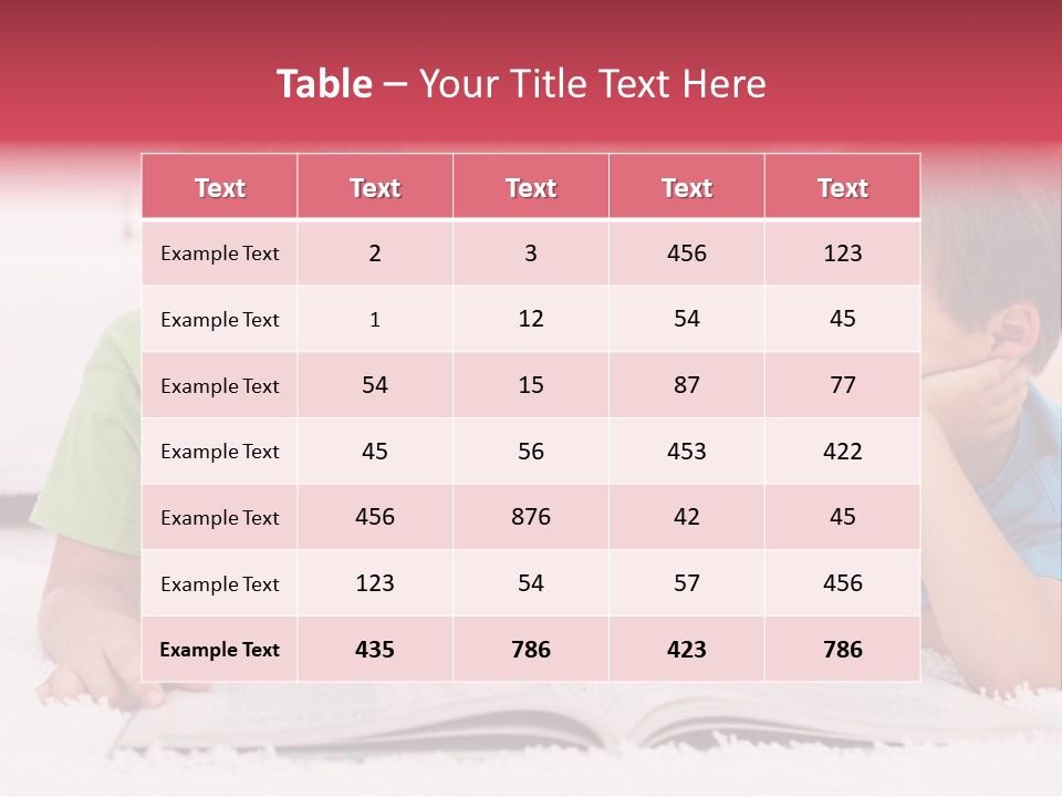 Telling Beautiful Siblings PowerPoint Template