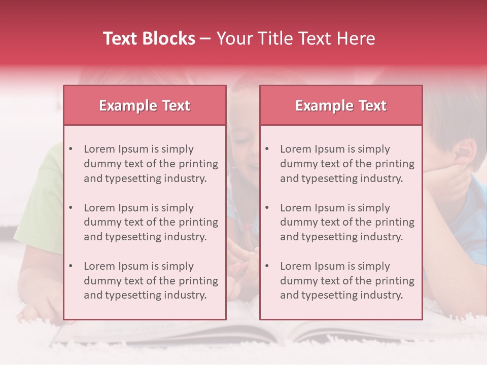 Telling Beautiful Siblings PowerPoint Template