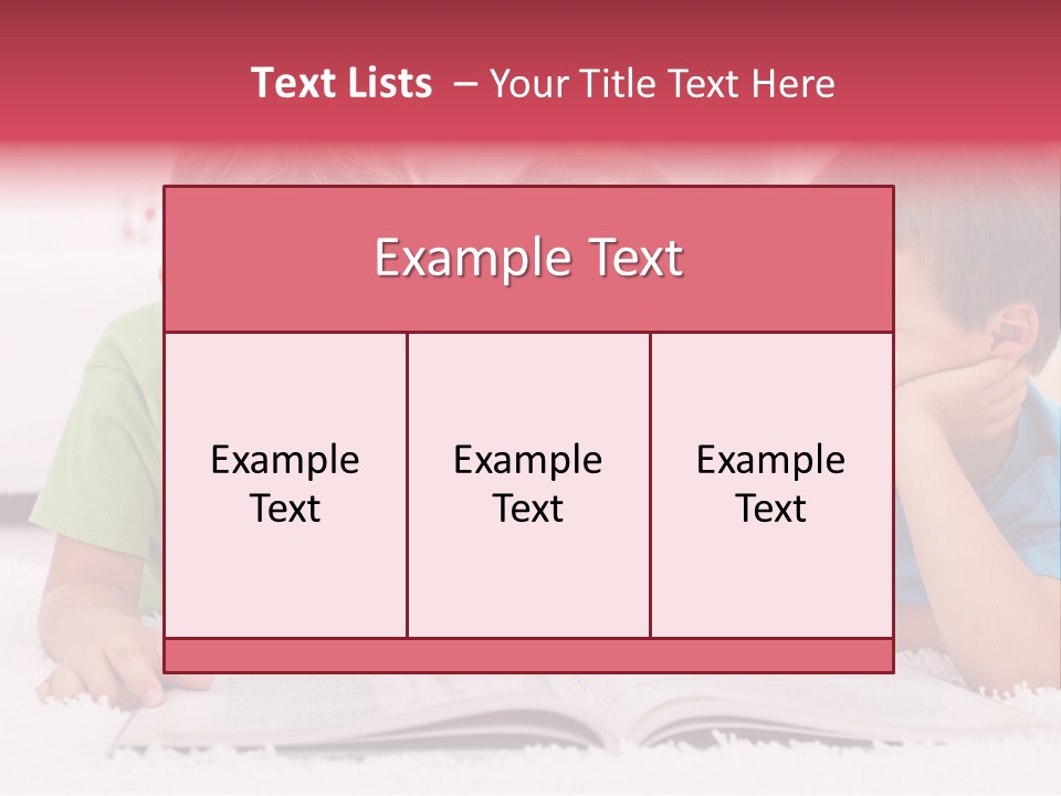 Telling Beautiful Siblings PowerPoint Template