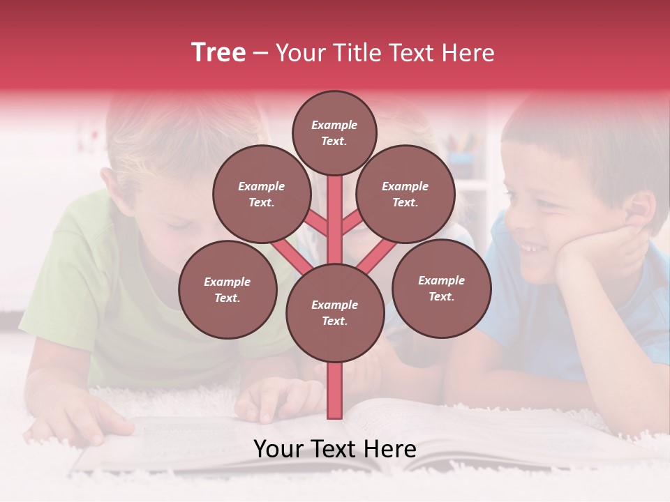 Telling Beautiful Siblings PowerPoint Template