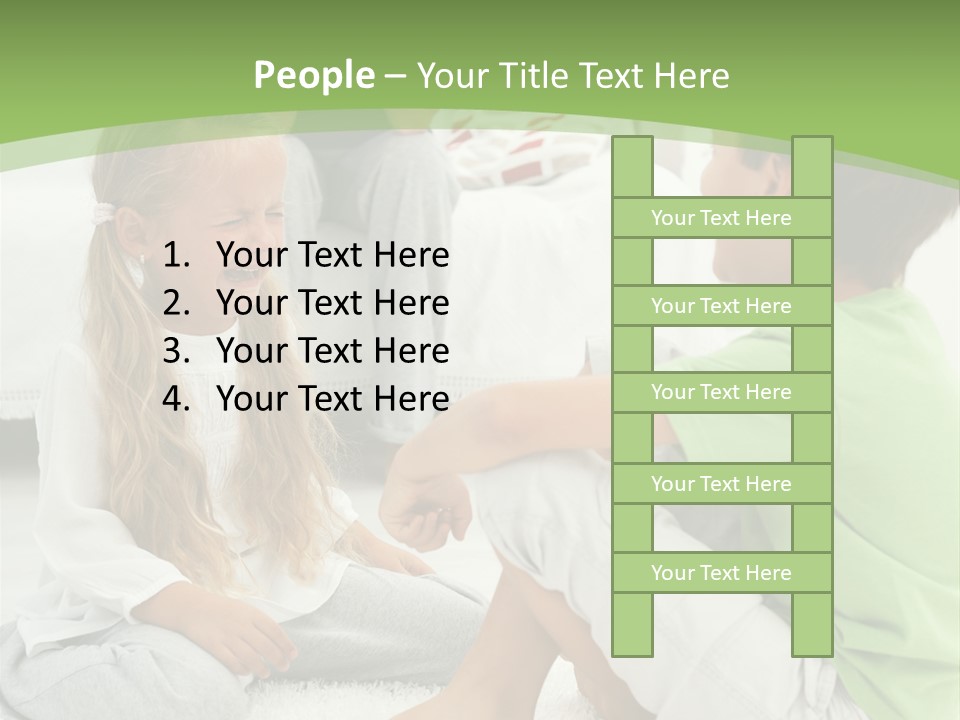 People Depressed Life PowerPoint Template