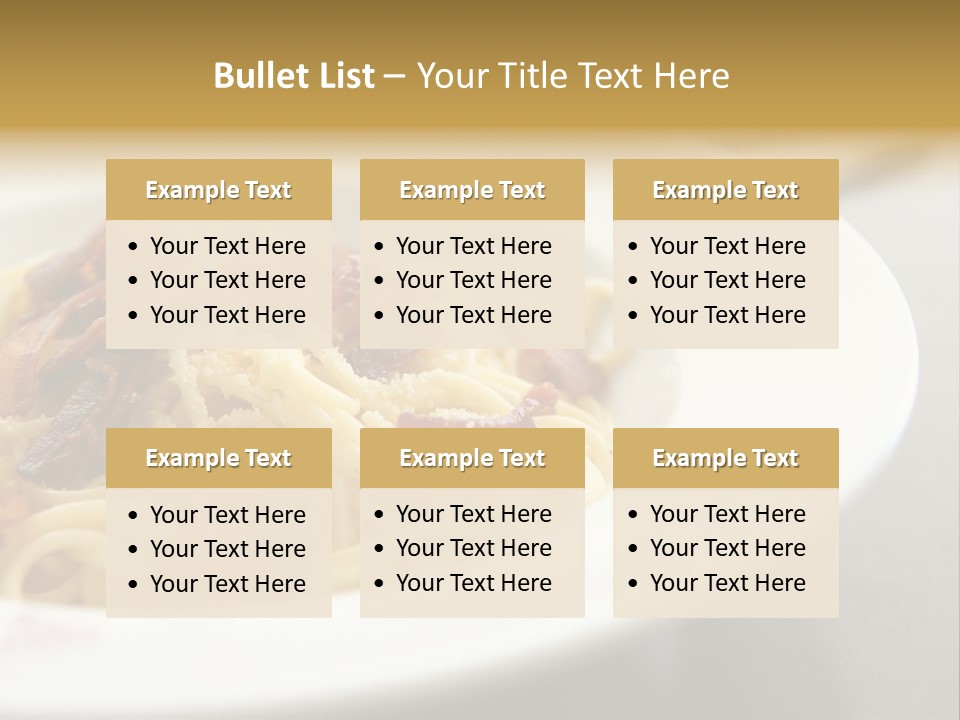 Meal Gastronomy Fresh PowerPoint Template