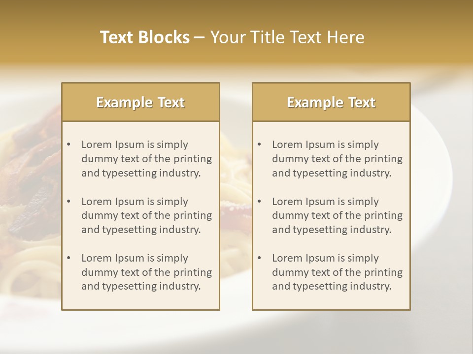 Meal Gastronomy Fresh PowerPoint Template