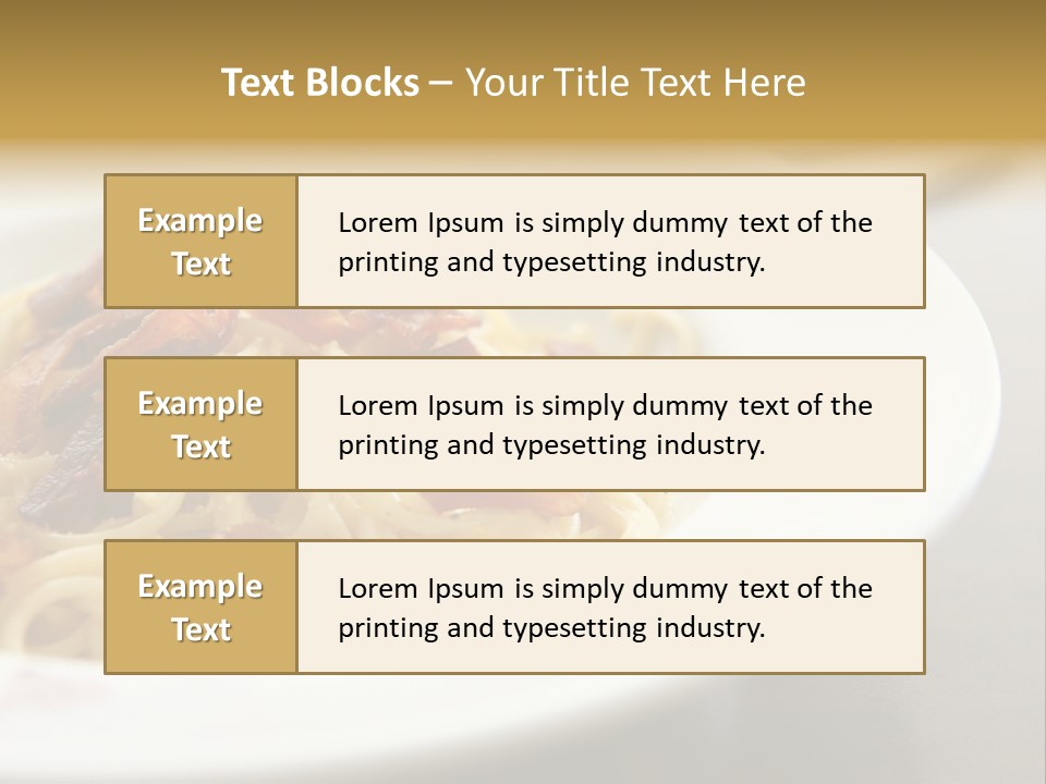 Meal Gastronomy Fresh PowerPoint Template
