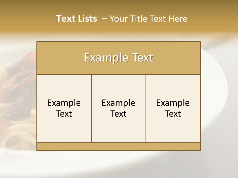 Meal Gastronomy Fresh PowerPoint Template