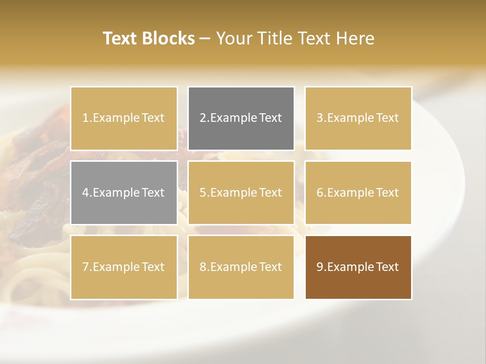 Meal Gastronomy Fresh PowerPoint Template