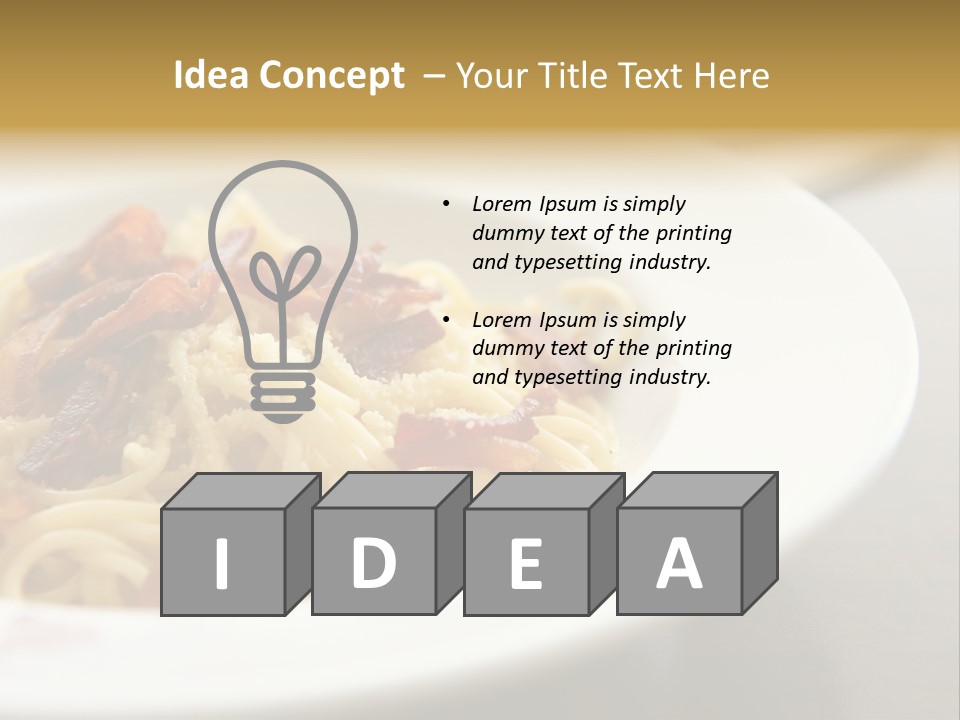 Meal Gastronomy Fresh PowerPoint Template