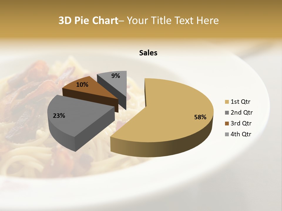 Meal Gastronomy Fresh PowerPoint Template