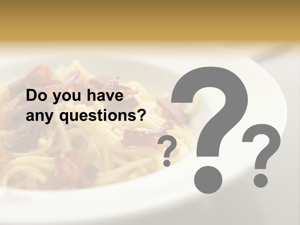 Meal Gastronomy Fresh PowerPoint Template