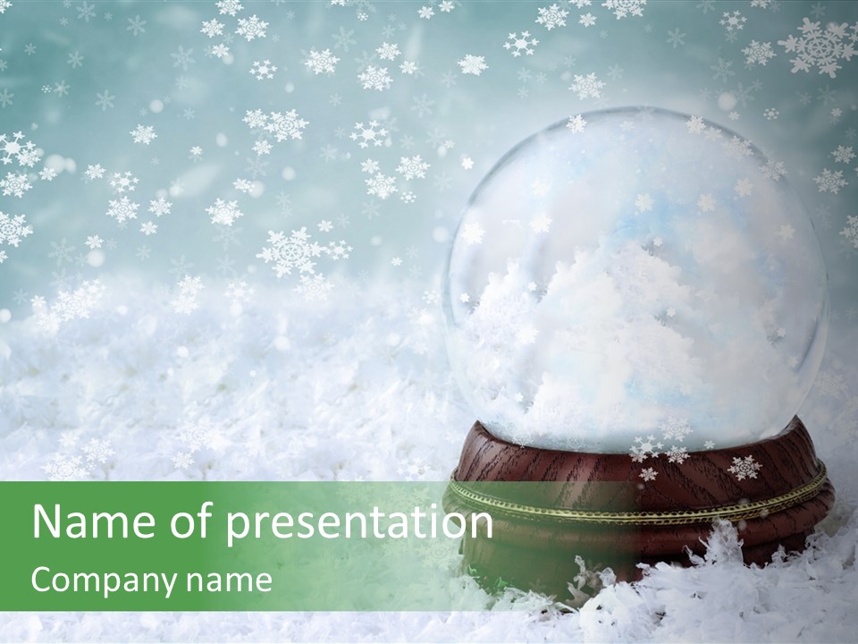 Empty Dreamy Decoration PowerPoint Template