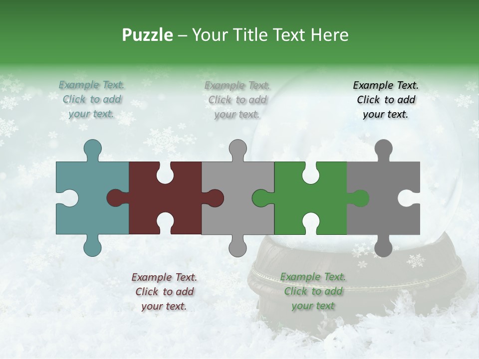 Empty Dreamy Decoration PowerPoint Template