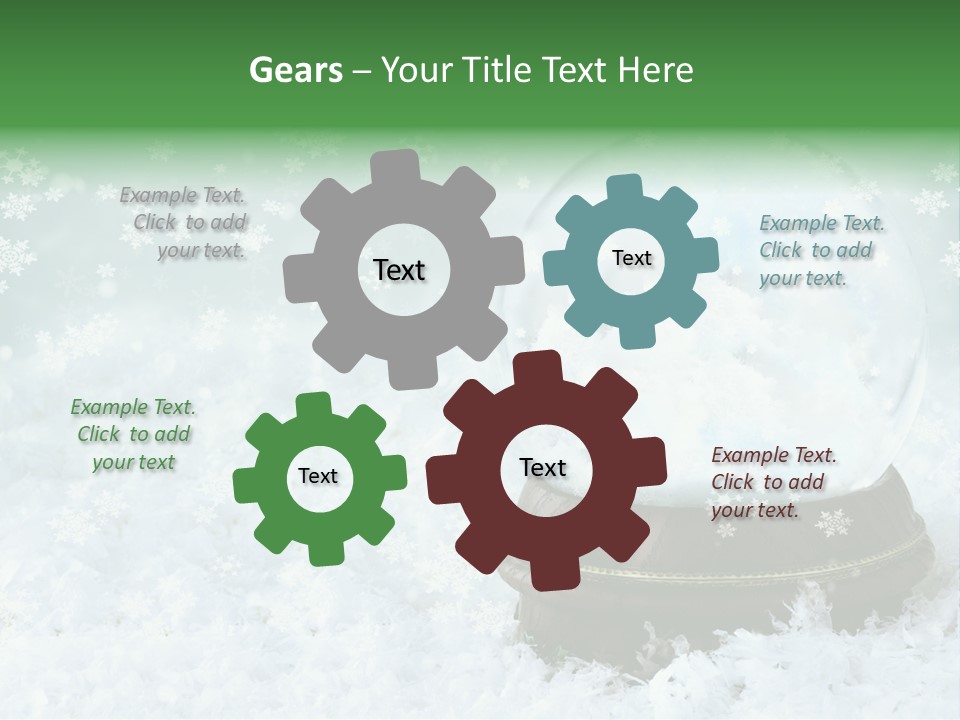 Empty Dreamy Decoration PowerPoint Template