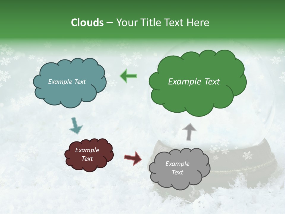Empty Dreamy Decoration PowerPoint Template