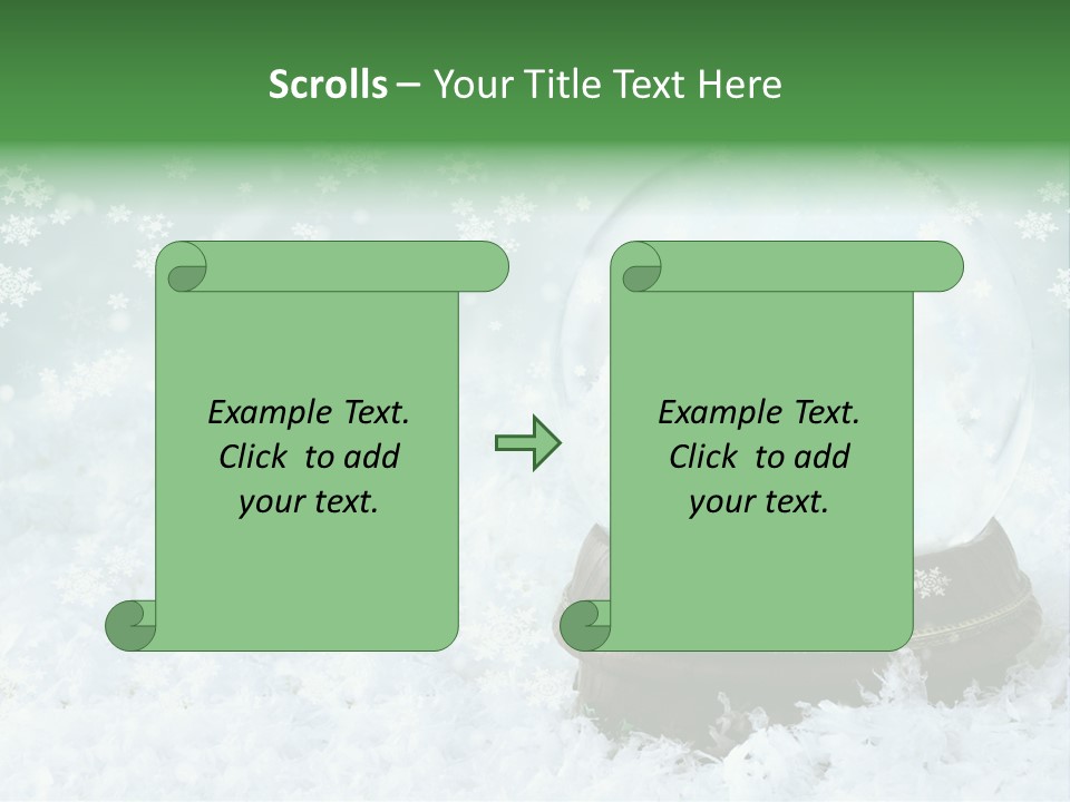 Empty Dreamy Decoration PowerPoint Template