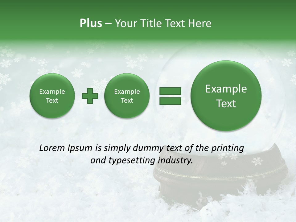 Empty Dreamy Decoration PowerPoint Template
