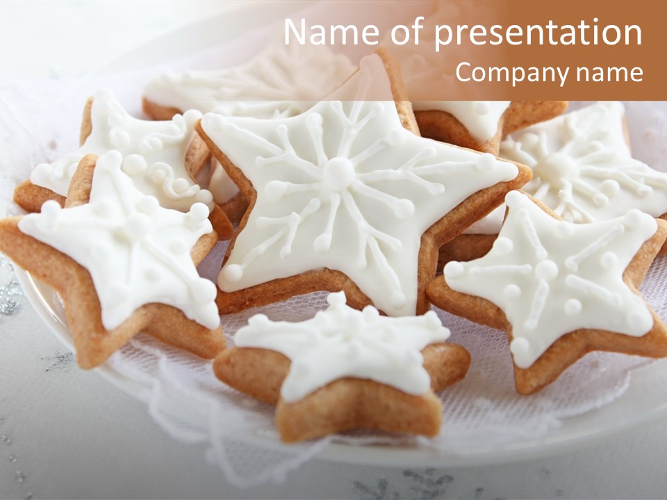 December Decorative Delicious PowerPoint Template
