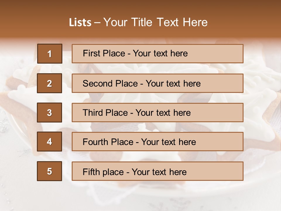 December Decorative Delicious PowerPoint Template