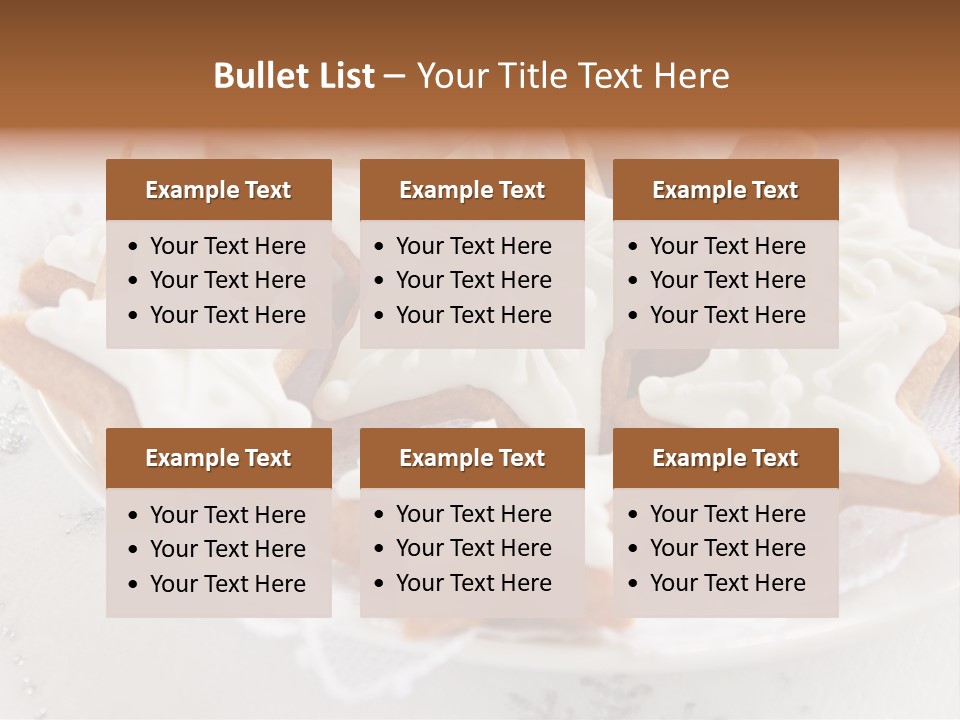 December Decorative Delicious PowerPoint Template