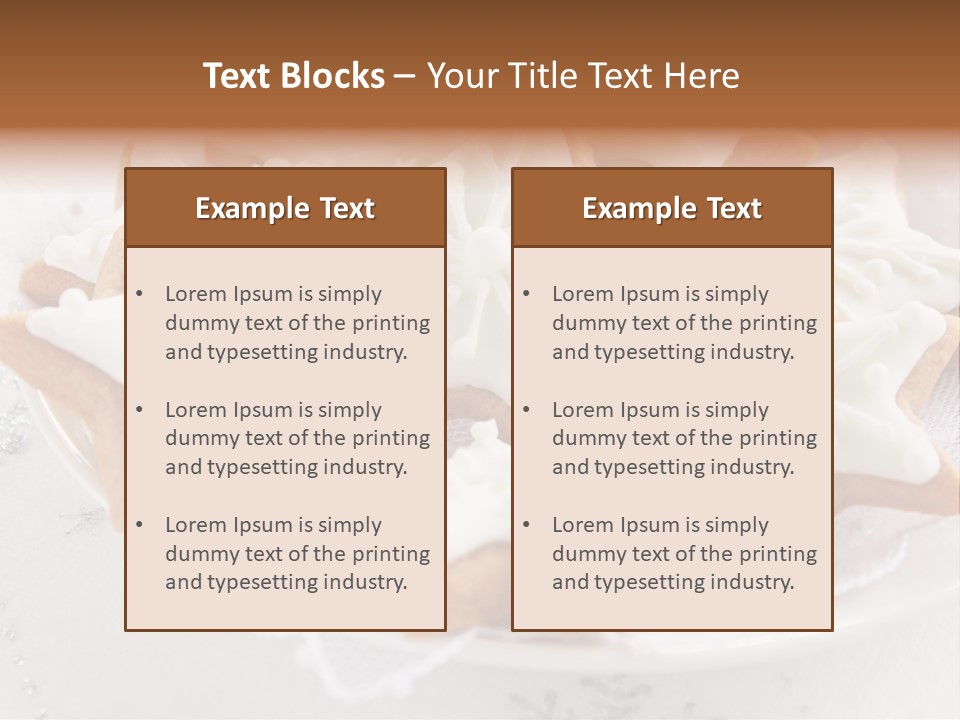December Decorative Delicious PowerPoint Template