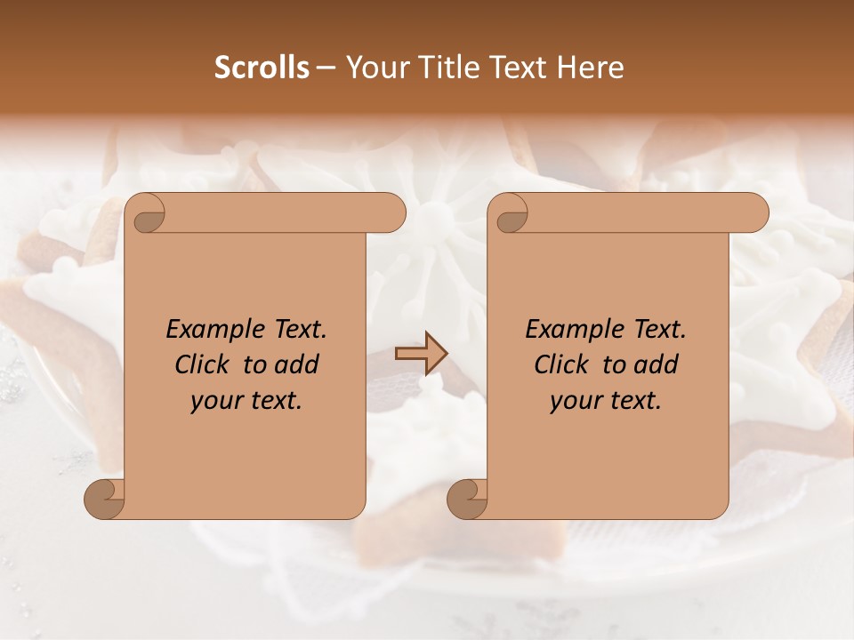 December Decorative Delicious PowerPoint Template