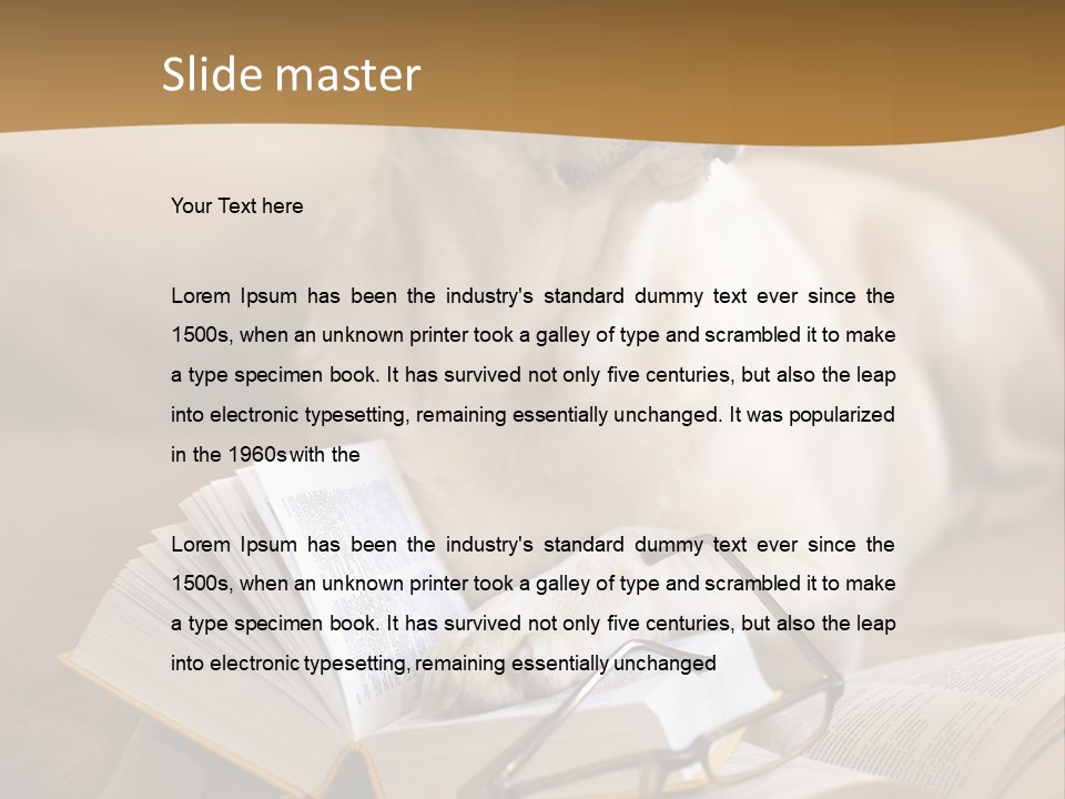 Portrait People Domestic PowerPoint Template