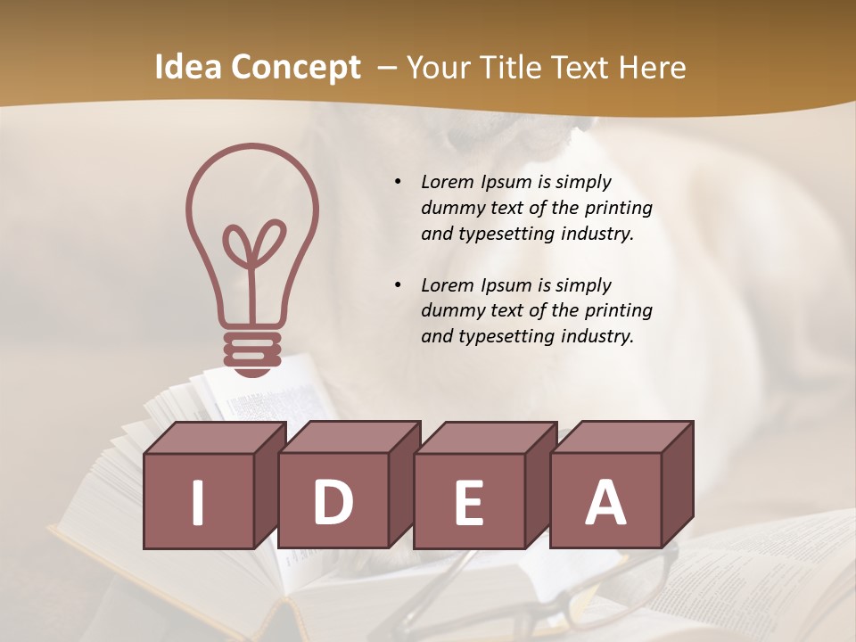 Portrait People Domestic PowerPoint Template